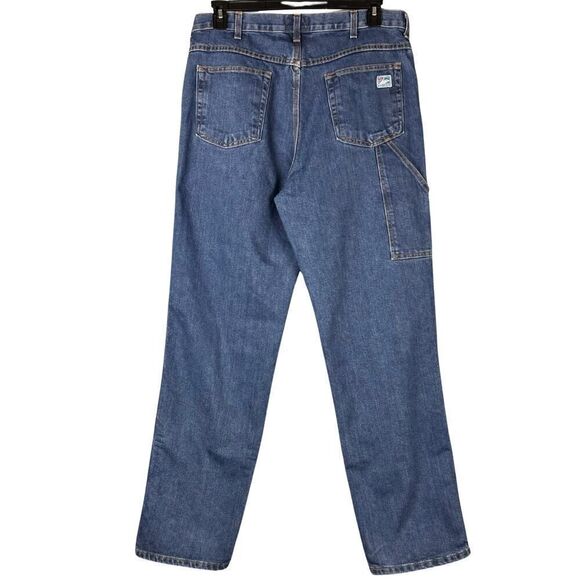 Tyndale Mens Relaxed FR Jeans 36X34 Flame Resistant Blue Denim Arc Rated 15.3 - Picture 2 of 7